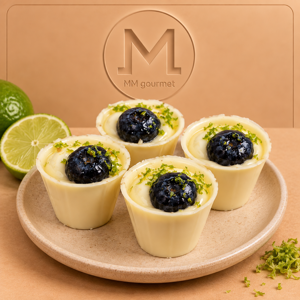 Copinho de Limão Siciliano com Blueberry